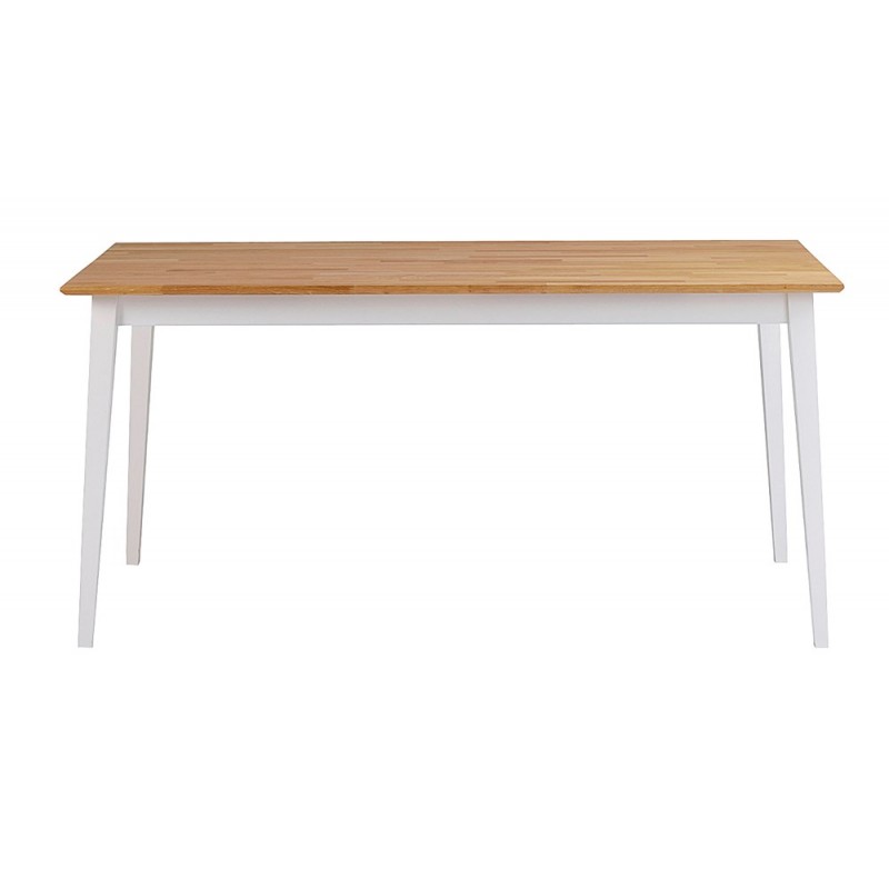 RO Filip Extending Dining Table Rectangular Medium White